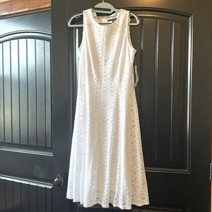 Tiana B NWT White Lace Dress Size 8